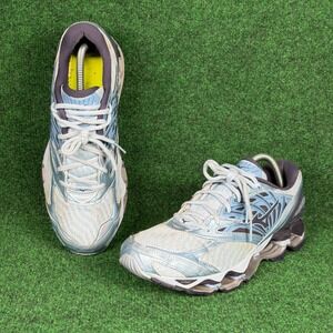 Mizuno Wave Prophecy 8 Running Shoes Womens 11 Blue Silver Athletic J1GD190054